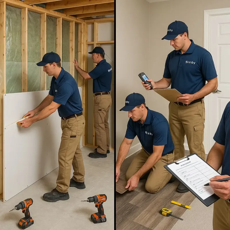 Repairs and Reconstruction process in San Carlos, AZ